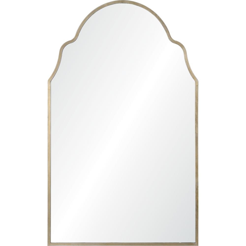 Natasha 42" Tall Irregular Wall Mirror, Grey