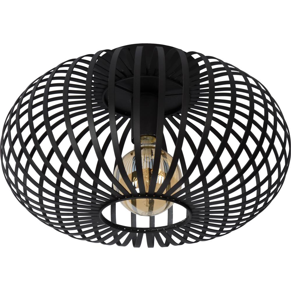 Ivy 9" Length Ceiling Fixture, Black