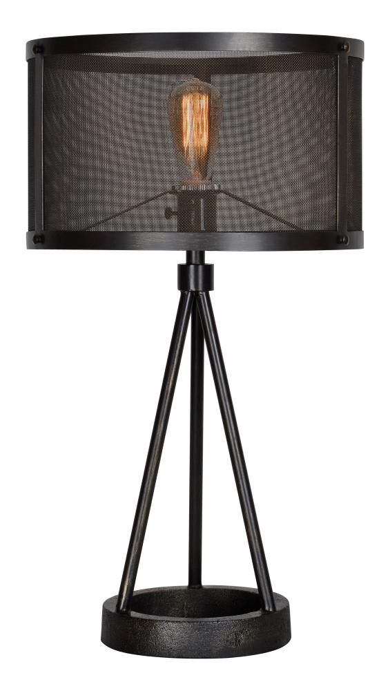 Livingstone 16" Length Table Lamp, Black