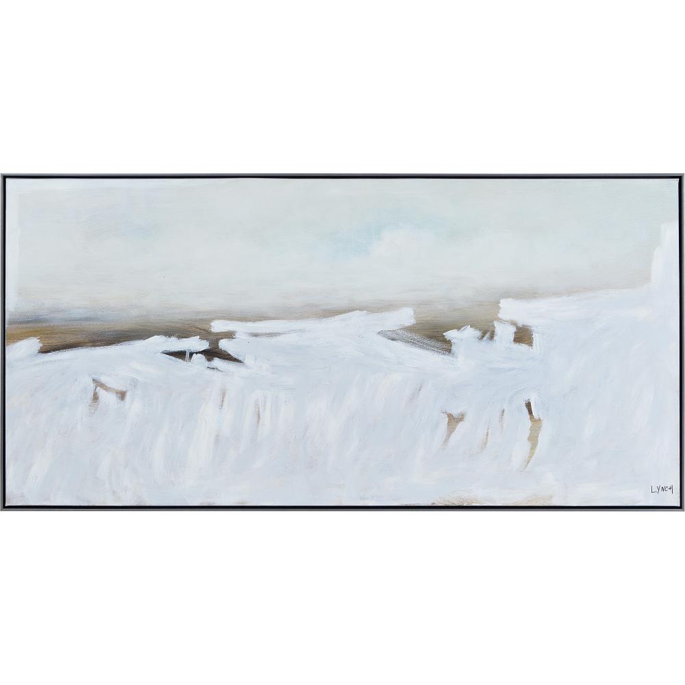 Blanche 30" Wide Canvas Art, Off-white