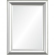 Renwil MT2219 - Hawkwell 40" Tall Rectangle Wall Mirror, Grey