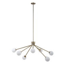 Renwil LPC4470 - Mundo 46" Wide 7-Light Chandelier, Champagne