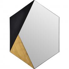 Renwil MT2301 - Cad 40" Tall Hexagon Wall Mirror