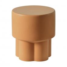 Renwil TAX396 - Mayflower Indoor/Outdoor Ceramic Table, Matte Nougat