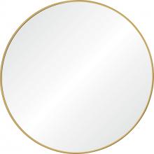 Renwil MT2528 - Alegre 30" Tall Round Wall Mirror, Yellow