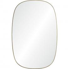 Renwil MT2523 - Gallegos 36" Tall Rectangle Wall Mirror, Yellow