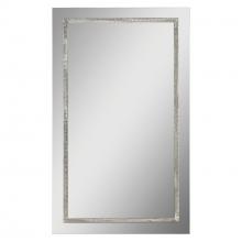 Renwil MT1123 - Stanton 24" Tall Rectangle Wall Mirror, Grey