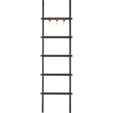 Renwil SHE032 - Mareva Indoor Mango Wood Blanket Ladder, Black