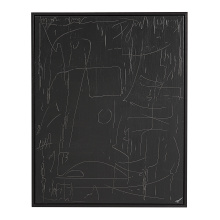 Renwil OL2129 - Haiku 40" Wide Canvas Art, Black