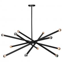 Renwil LPC4095 - Clemente 36" Length Ceiling Fixture, Black