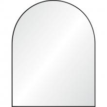 Renwil MT2525 - Lamia 50" Tall Arch Wall Mirror, Black