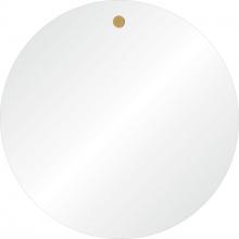 Renwil MT2497 - Zachary 30" Tall Round Wall Mirror