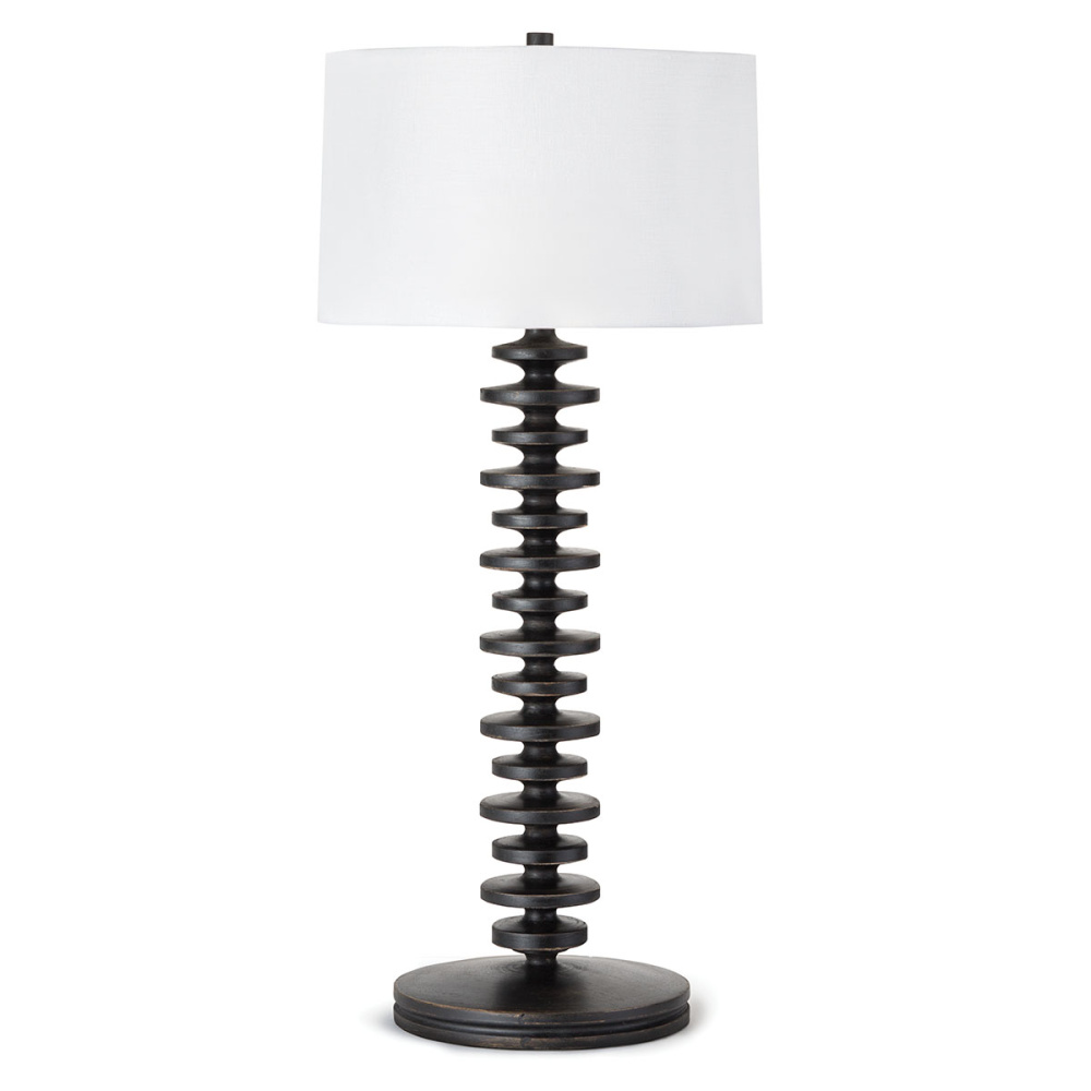 Regina Andrew Fishbone Buffet Table Lamp (Ebony)