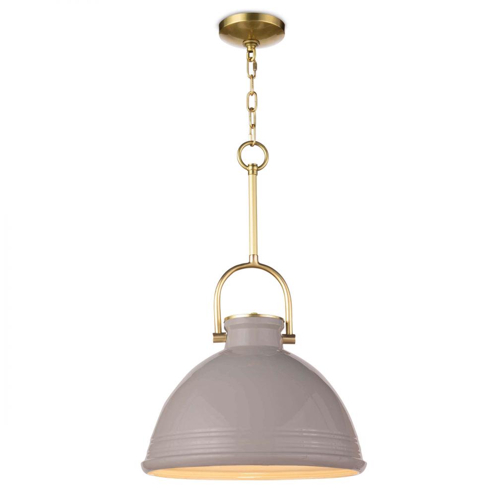 Eloise Ceramic Pendant (Grey)