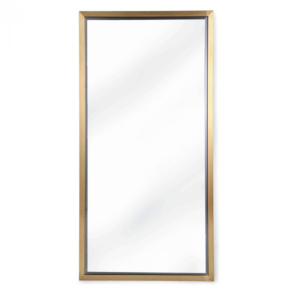 Regina Andrew Rectangle Mirror (Natural Brass)