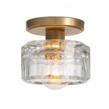 Regina Andrew 16-1472NB - Regina Andrew Bijoux Crystal Flush Mount (Natural Brass)