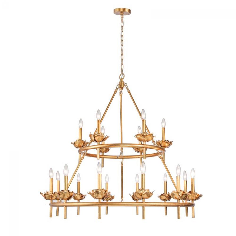 Rosalba Round 2-Tier Chandelier