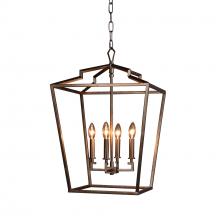 Terracotta Lighting H6124M-4AS - Camilla Medium Chandedlier With Antique Silver