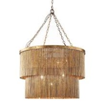 Terracotta Lighting H22107-9AG - Imperial Two-Tier Tubular Bells Chandelier