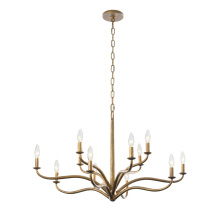 Minka Metropolitan N3318-891 - Dorianne 34" 12-Light Chandelier