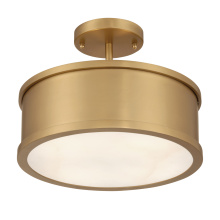 Minka Metropolitan N2352-732 - Wynn 12" 2-Light Semi-Flush Mount