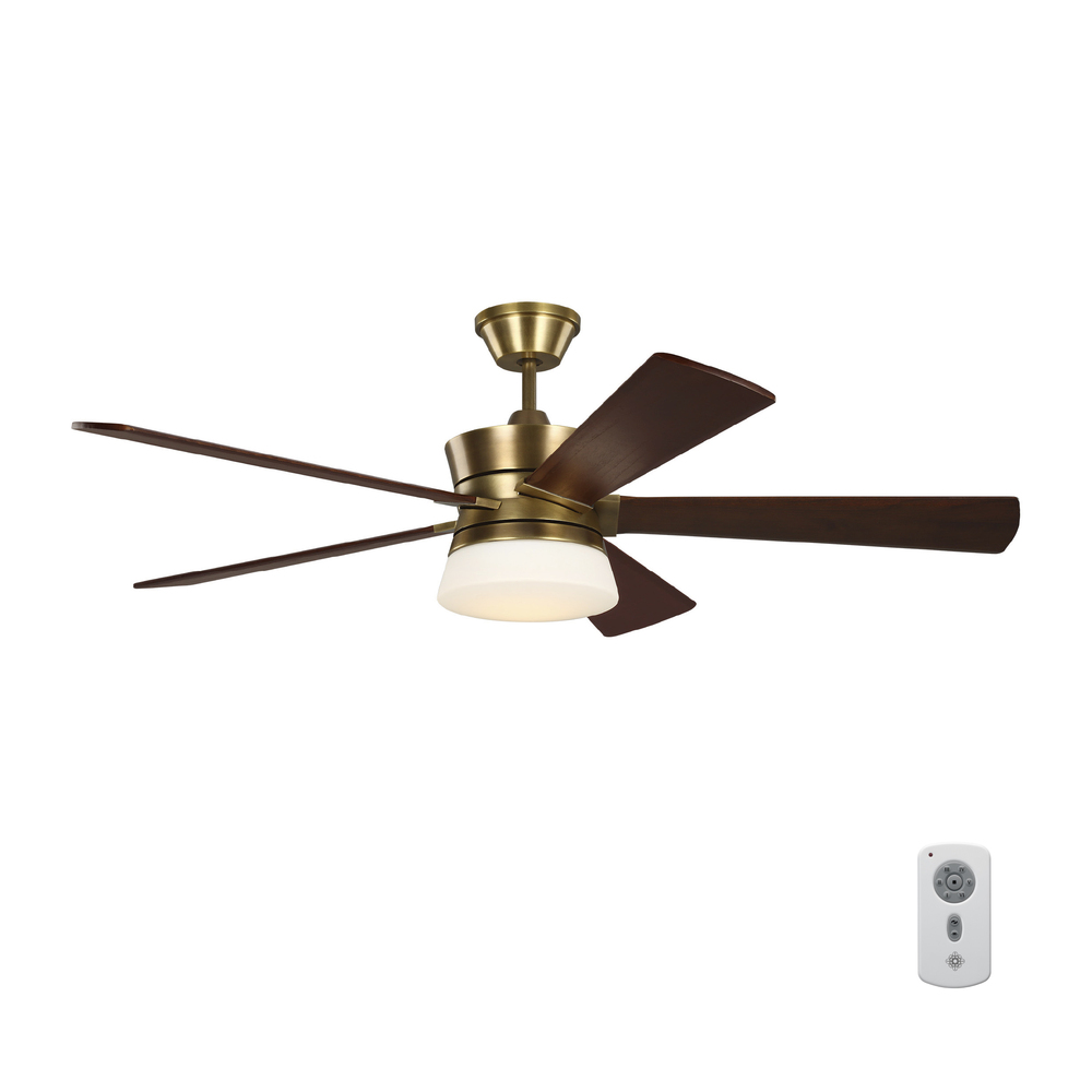 Atlantic Fan - 56" - Hand Rubbed Antique Brass