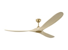 Visual Comfort & Co. Fan Collection 3MAVSM70BBSWWO - Maverick Smart 70 - Burnished Brass