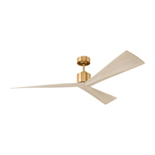 Visual Comfort & Co. Fan Collection 3ADR60BBSWWO - Adler 60 - Burnished Brass w Washed White Oak Blades