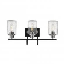 Millennium 3513-MB/BN - Clifton 3-Light Vanity Matte Black/Brushed Nickel