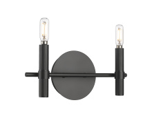 Millennium 25602-MB - Skyva 6" High 2-Light Wall Sconce - Matte Black