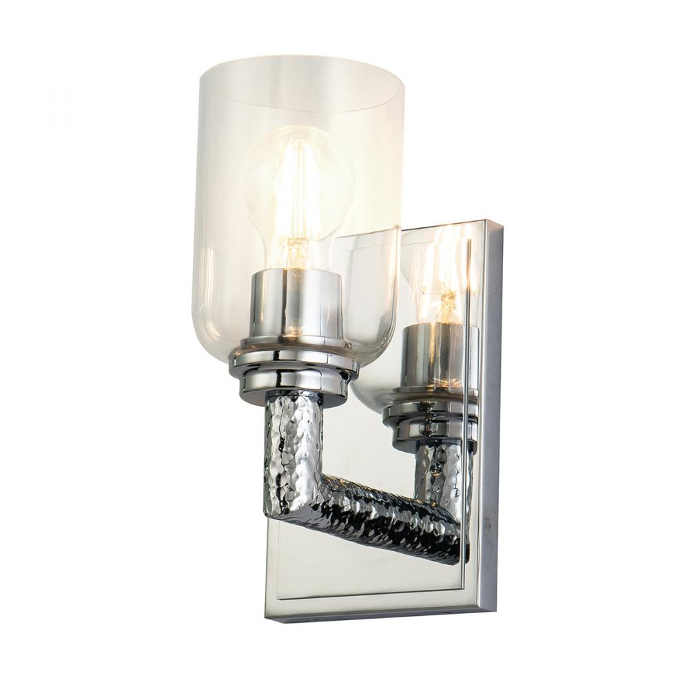 Rampart 1 Light Vanity in Polished Chrome