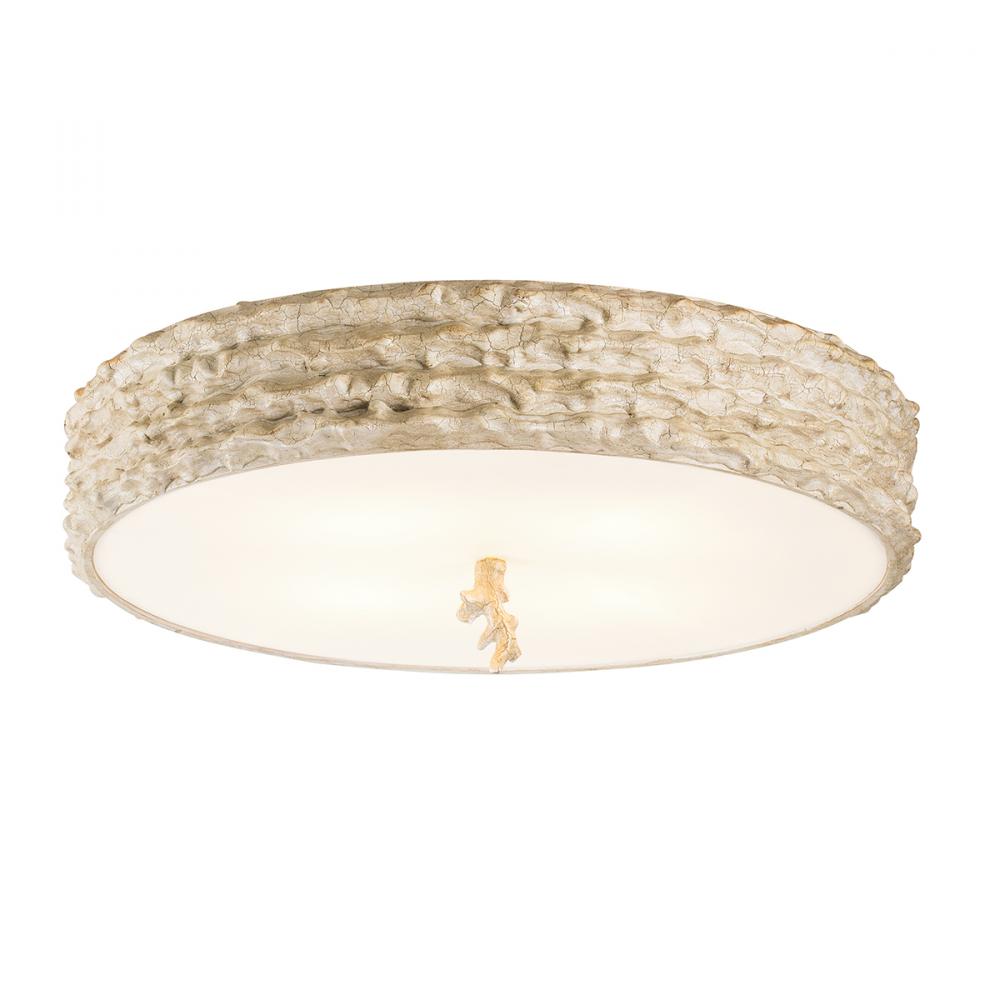 Trellis  Bone Finish 3 Light Flush