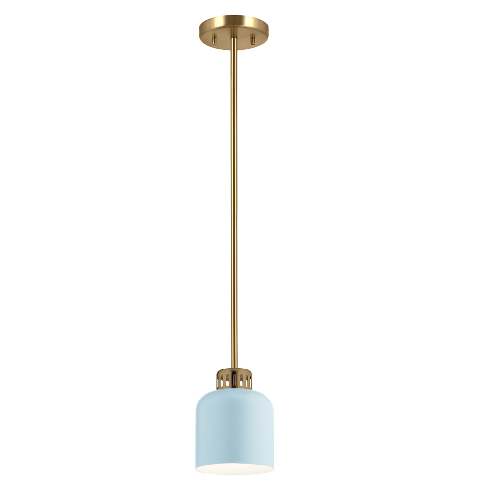 York 1 Light Duo-Mount Pendant - Brass