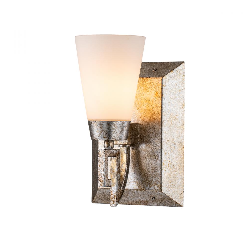 Lemuria 1 Light Vanity in Silver Leaf
