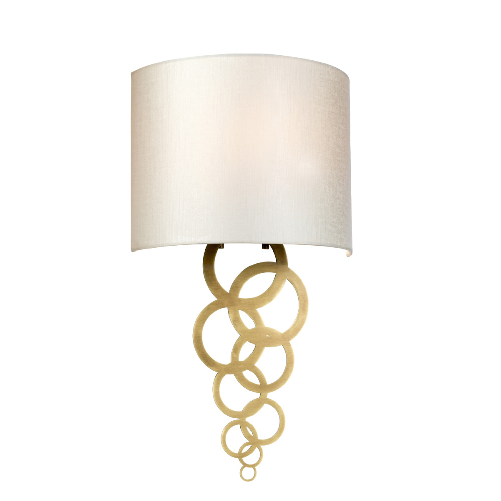 Curtis 1 Light Medium Wall Sconce - Aged Brass