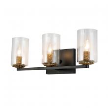 Lucas McKearn bb1003mb-3 - Bolivar 3 Light Vanity Fixture in Matte Black
