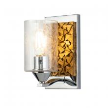 Lucas McKearn bb90586pc-1b1g - Bocage 1 Light Vanity in Polished Chrome And Gold