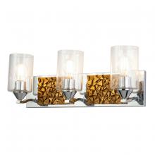 Lucas McKearn bb90586pc-3b1g - Bocage 3 Light Vanity in Polished Chrome And Gold