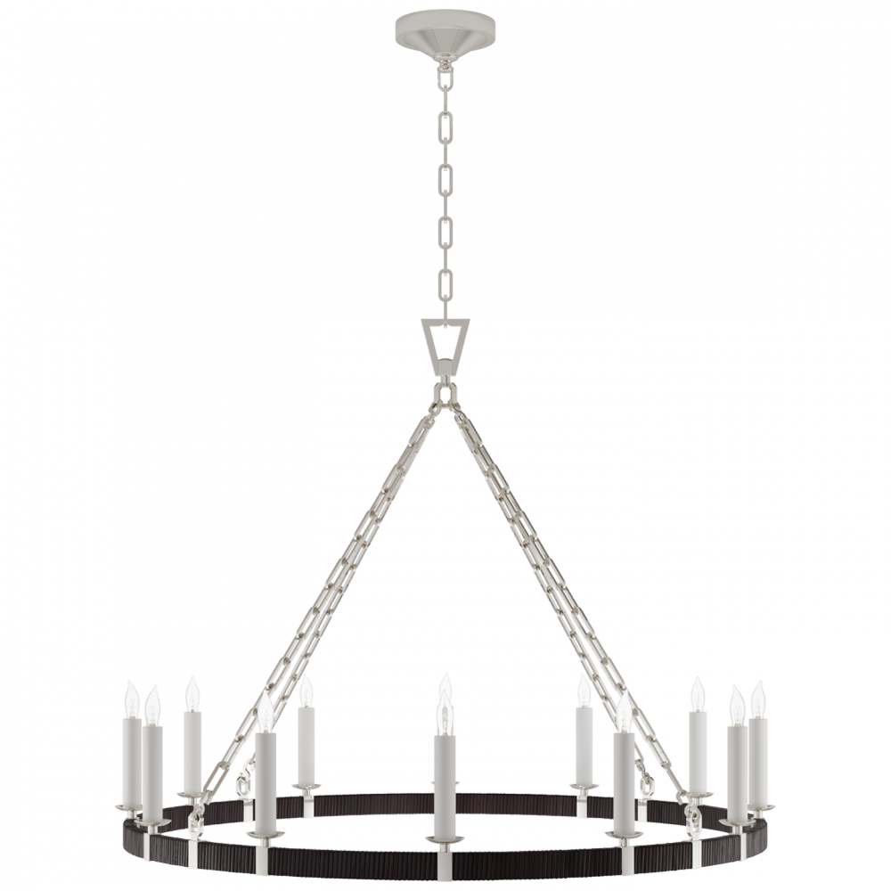 Darlana Large Wrapped Ring Chandelier