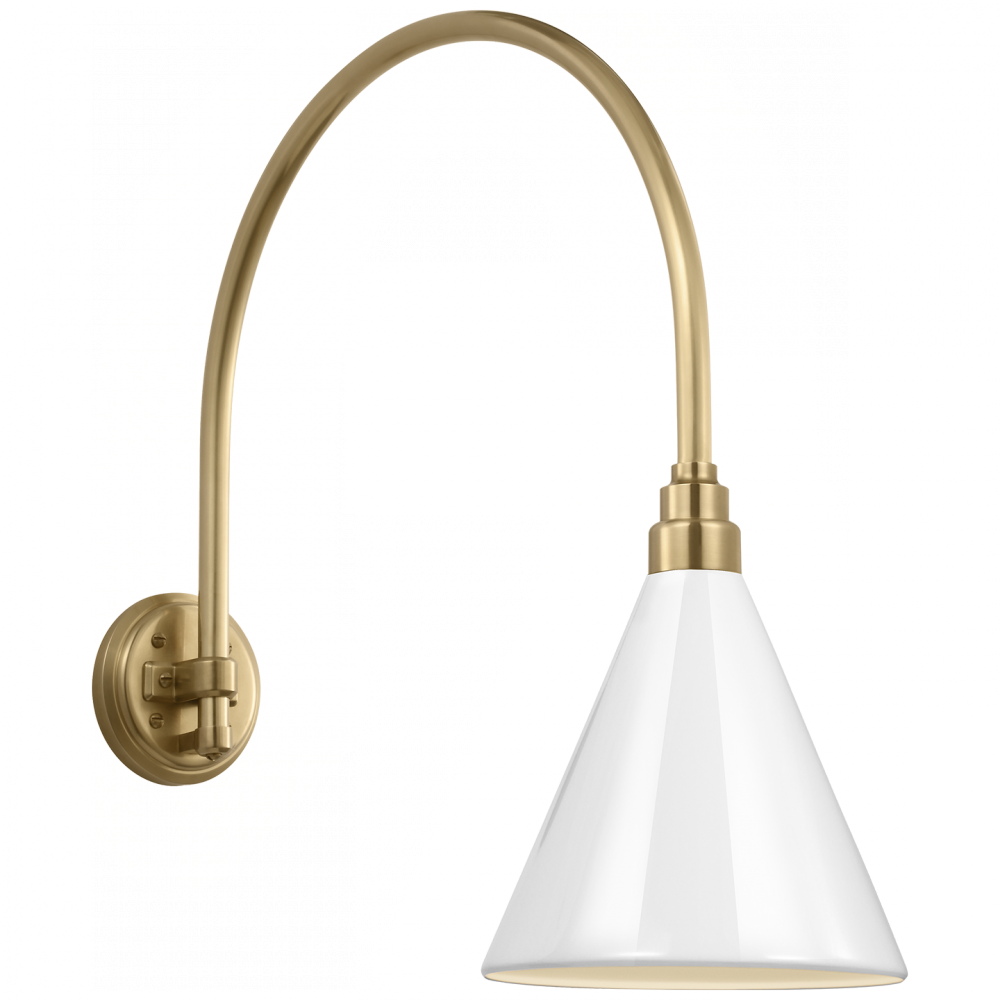 Academy 19.5" Arched Mack Barn Light