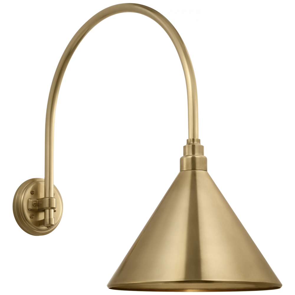 Academy 19.5" Arched Mack Barn Light