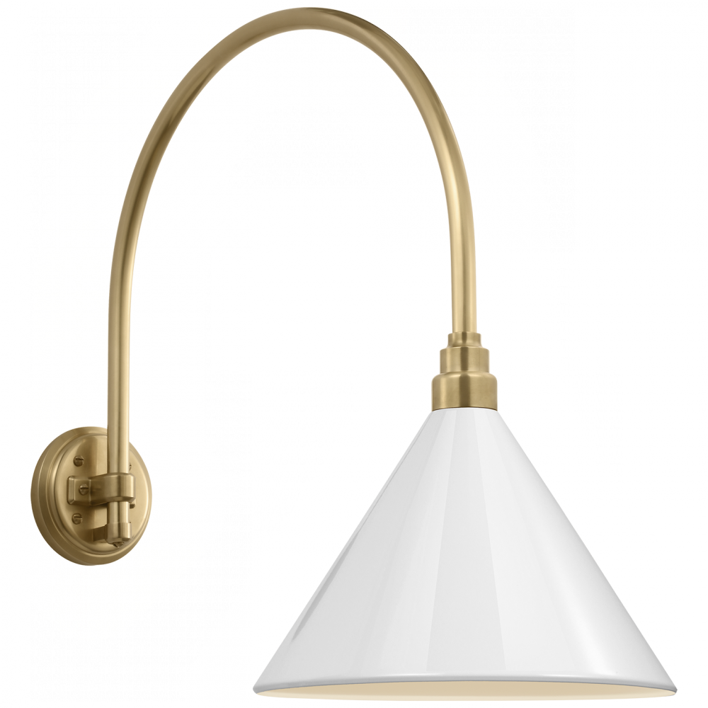 Academy 19.5" Arched Mack Barn Light