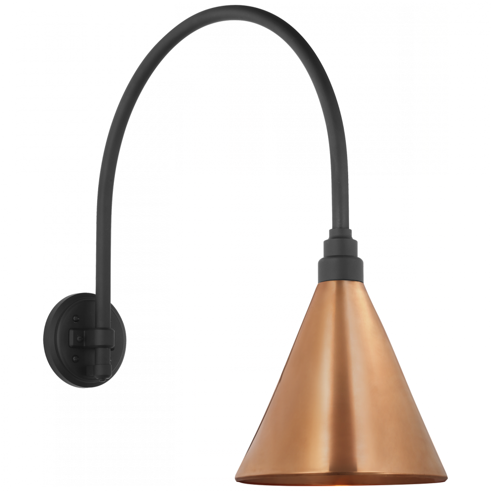 Academy 19.5" Arched Mack Barn Light