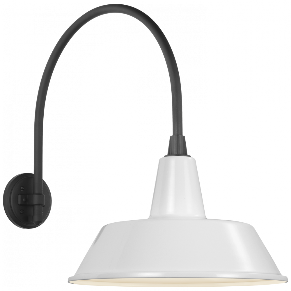 Academy 19.5" Arched Mack Barn Light