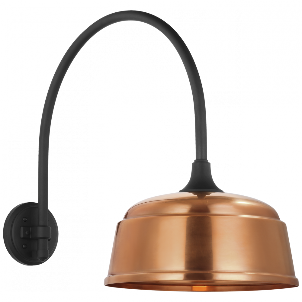 Academy 19.5" Arched Mack Barn Light