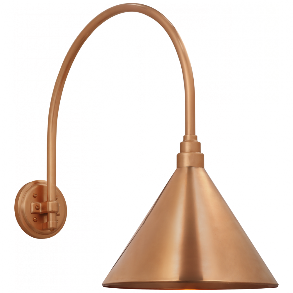 Academy 19.5" Arched Mack Barn Light