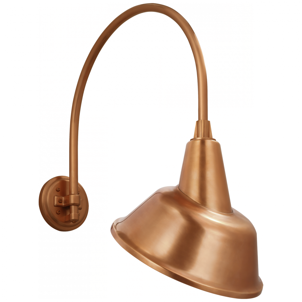 Academy 19.5" Arched Mack Barn Light