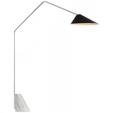 Visual Comfort & Co. Signature Collection ALL US ARN 1530PN-BLK - Lorna Extra Large Arc Floor Lamp