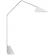 Visual Comfort & Co. Signature Collection ALL US ARN 1530PN-WHT - Lorna Extra Large Arc Floor Lamp