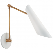 Visual Comfort & Co. Signature Collection ALL US ARN 2411HAB-WHT - Franca Double Library Wall Light